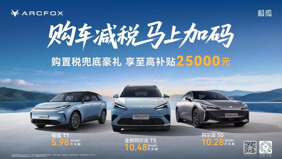 至高补贴25000元！极狐汽车开年宠粉放大招，马年买车就是现在