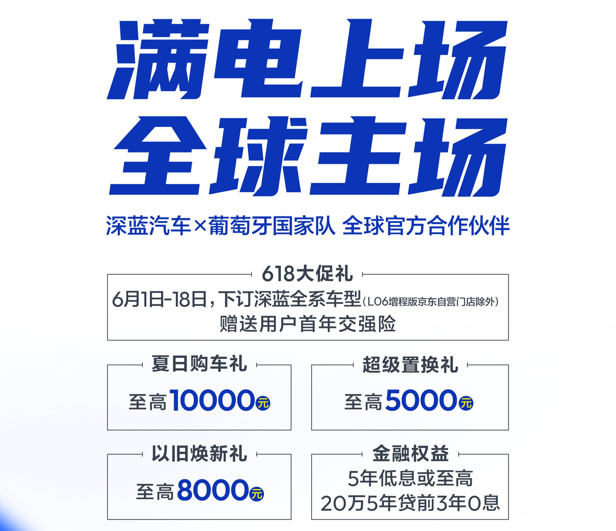 深蓝汽车6月限时权益上线 至高享2.3万综合礼遇