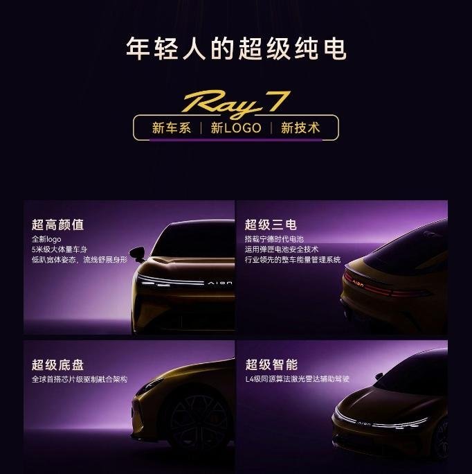 昊铂埃安7月销量34987辆,同比增长31.74%,全新Ray系列蓄势待发