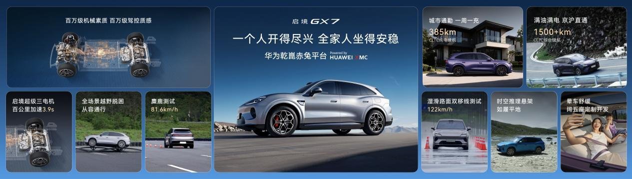 起步即搭载L3架构,阔五座开创者启境GX7正式预售24.99-31.19万