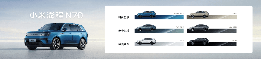 20.99万起,小米澎程四款新车上市,向空间要生活