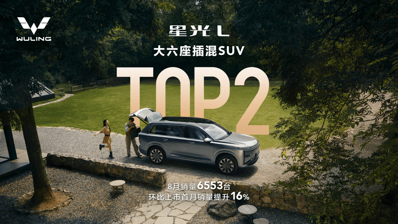 星光L斩获大六座插混SUV销量TOP2,十万级大六座持续热销领跑